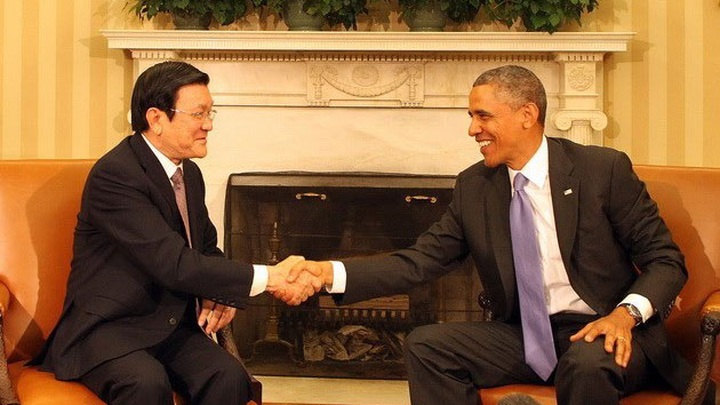 President Sang meets US, Japanese leaders - 1