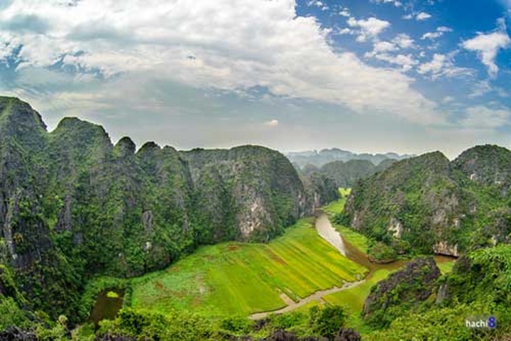 View of Tam Coc from atop Mua Cave - 8