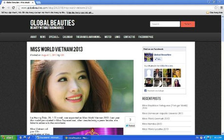 Lai Huong Thao to represent Vietnam at Miss World 2013 - 1