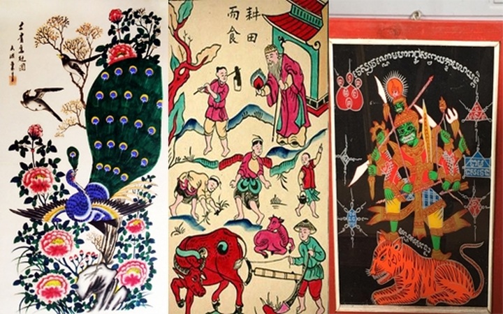 Vietnamese folk paintings to be displayed at Museum of Hanoi - 1