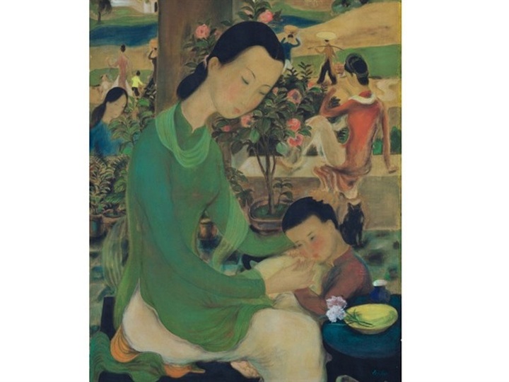 Vietnamese painting fetches US$1.2m in Hong Kong - 1 Vietnamese painting fetches US$1.2m in Hong Kong - 1