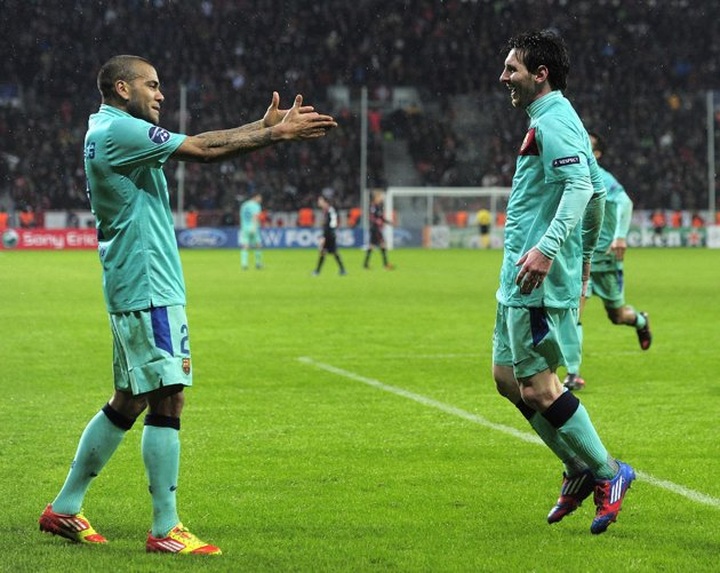 Barca on verge of quarters after beating Bayer - 1 Barca on verge of quarters after beating Bayer - 1