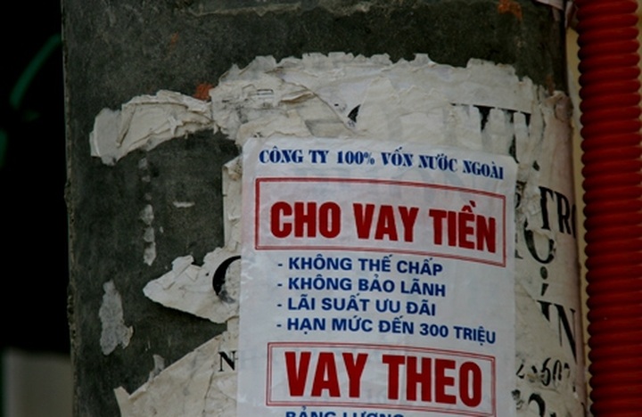 Loan advertisements available on streets - 5