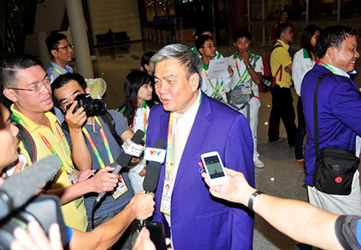 Vietnamese athletes arrive in Myanmar for SEA Games - 1 Vietnamese athletes arrive in Myanmar for SEA Games - 1