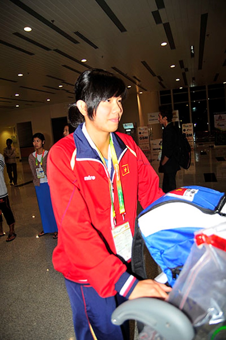 Vietnamese athletes arrive in Myanmar for SEA Games - 4 Vietnamese athletes arrive in Myanmar for SEA Games - 4