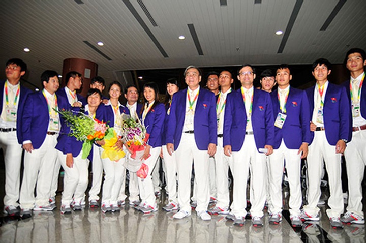 Vietnamese athletes arrive in Myanmar for SEA Games - 8 Vietnamese athletes arrive in Myanmar for SEA Games - 8