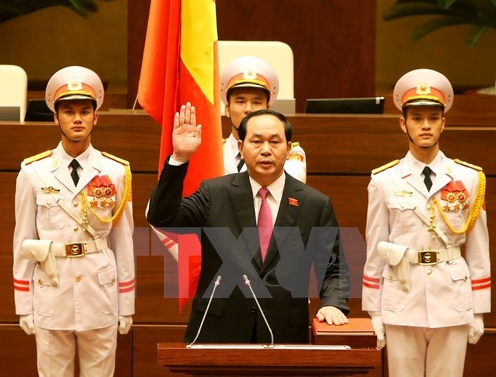 Tran Dai Quang re-elected as President - 1