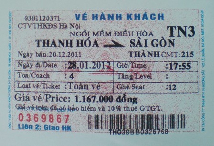 Fake railway tickets found in HCM City - 1