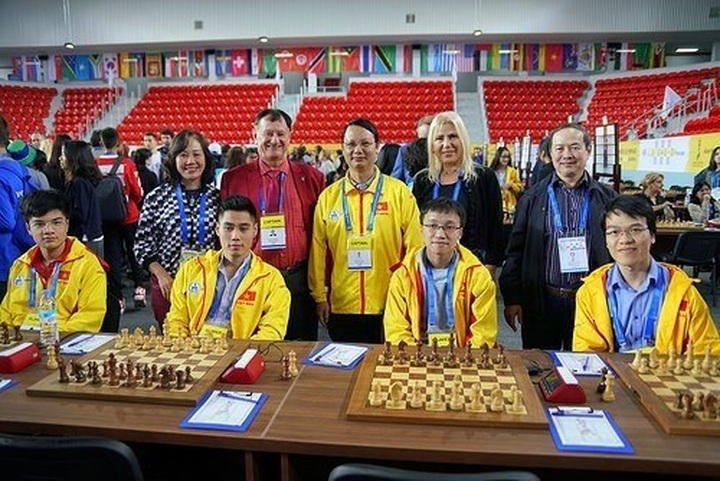 Vietnam’s teams tie with strong rivals at Chess Olympiad in Georgia - 1 Vietnam’s teams tie with strong rivals at Chess Olympiad in Georgia - 1