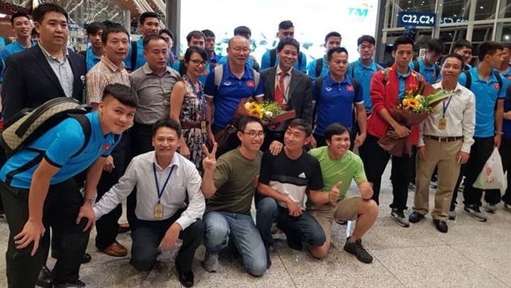 Vietnam’s national football team welcomed in Malaysia - 1 Vietnam’s national football team welcomed in Malaysia - 1