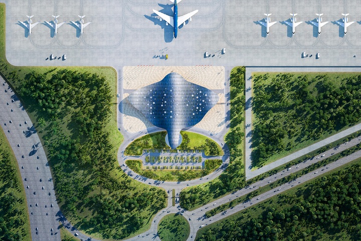 Phu Quoc Airport unveils design for VIP terminal - 1 Phu Quoc Airport unveils design for VIP terminal - 1