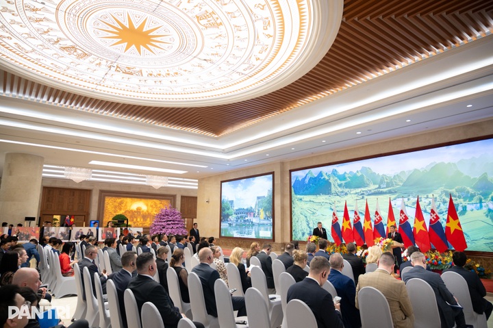 PM Le Minh Hung hosts Slovak counterpart on official Vietnam visit - 10