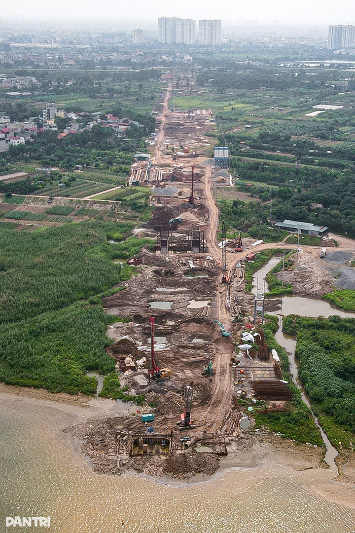 Four Hanoi Red River bridges begin to take shape - 6