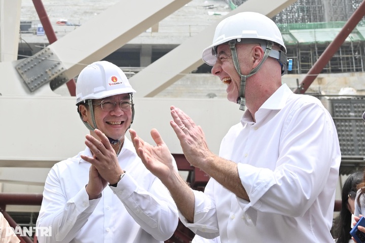 FIFA chief impressed by 60,000-seat PVF Stadium construction site - 4