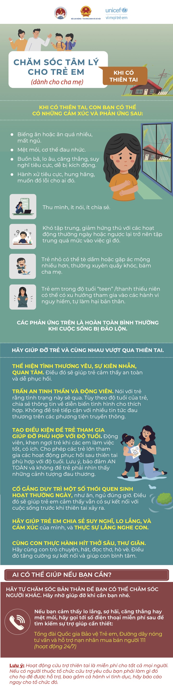 Cách nào giúp trẻ em vượt qua chấn thương tâm lý sau thiên tai? - 1 Cách nào giúp trẻ em vượt qua chấn thương tâm lý sau thiên tai? - 1