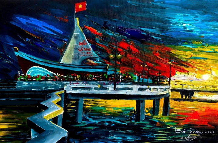 9x đấu giá 63 bức tranh được 641 triệu đồng ủng hộ đồng bào bão lụt - 2