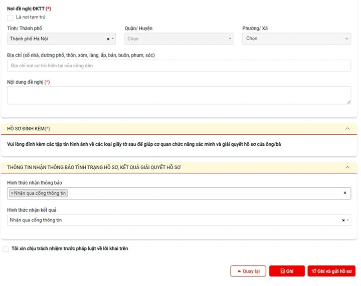 Ngồi tại nhà cũng có thể đăng ký tạm trú bằng 2 cách đơn giản - 5 Ngồi tại nhà cũng có thể đăng ký tạm trú bằng 2 cách đơn giản - 5
