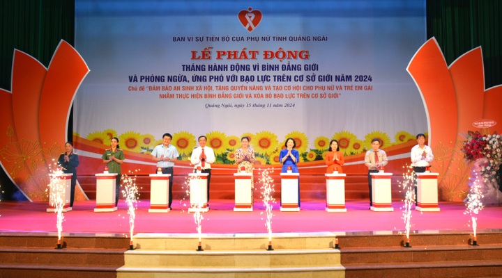 Quảng Ngãi tổ chức lễ phát động Tháng hành động vì bình đẳng giới - 1