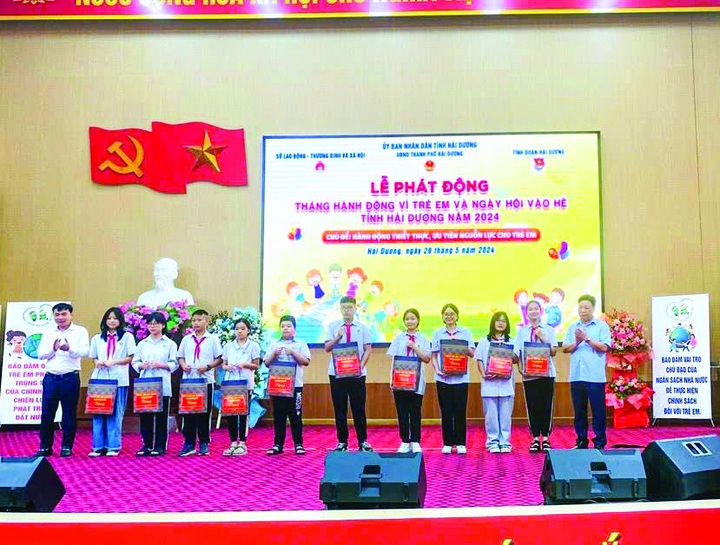 Hải Dương ưu tiên nguồn lực cho trẻ em - 1