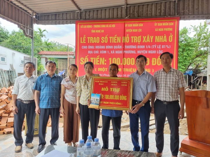 Nghệ An: Phong trào "Đền ơn đáp nghĩa" lan tỏa sâu rộng - 1 Nghệ An: Phong trào "Đền ơn đáp nghĩa" lan tỏa sâu rộng - 1