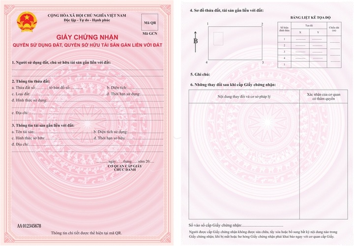 Chính thức cấp mẫu sổ đỏ mới và 8 trường hợp buộc phải đổi sang sổ mới - 1