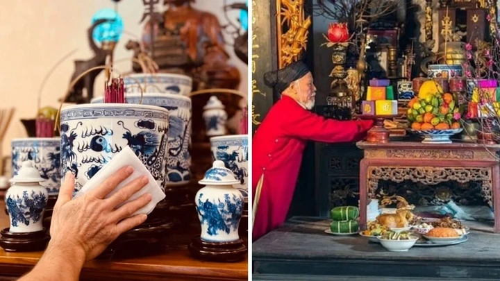 Cách dọn bàn thờ, tỉa chân hương cuối năm đúng nghi thức để năm mới tài lộc - 1 Cách dọn bàn thờ, tỉa chân hương cuối năm đúng nghi thức để năm mới tài lộc - 1