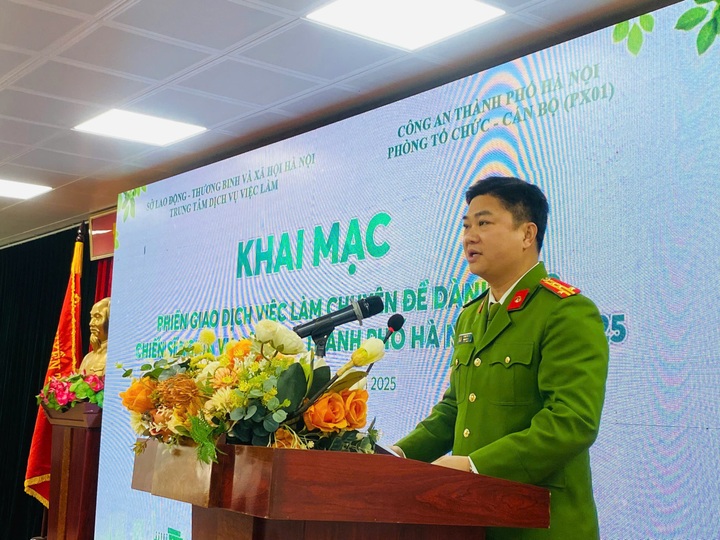 Hà Nội: Nhiều cơ hội việc làm cho chiến sĩ Công an nghĩa vụ - 3