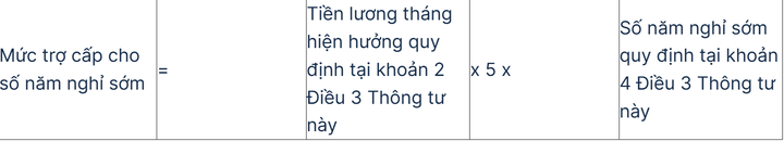 Giải đáp về mức trợ cấp khi nghỉ hưu trước tuổi do sắp xếp bộ máy - 3