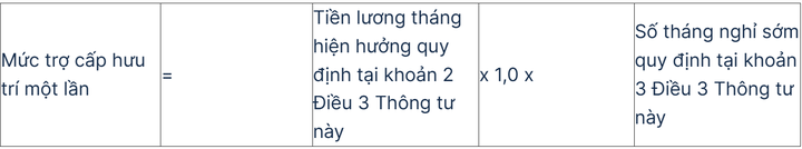 Giải đáp về mức trợ cấp khi nghỉ hưu trước tuổi do sắp xếp bộ máy - 1