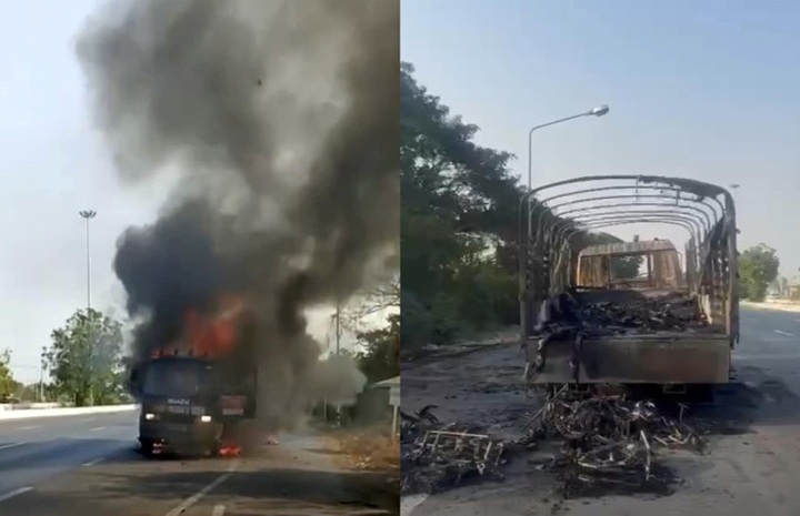 Dàn xe đạp đội Việt Nam bị cháy rụi ở Thái Lan - 1 Dàn xe đạp đội Việt Nam bị cháy rụi ở Thái Lan - 1