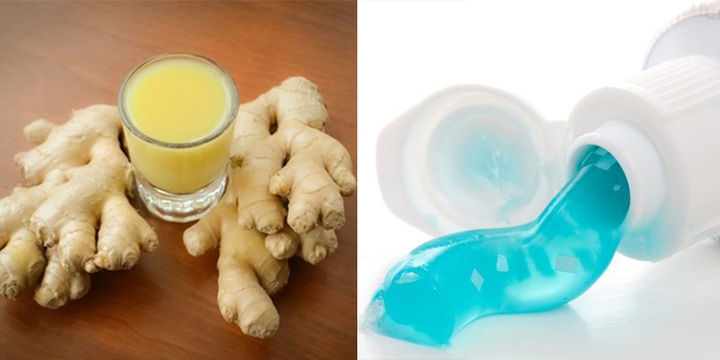Nhiều công dụng bất ngờ khi nhỏ dầu gió hoặc kem đánh răng với gừng tươi - 2