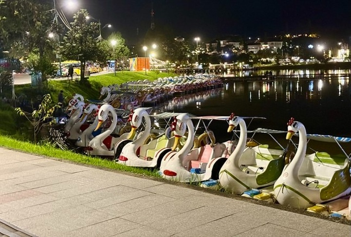 Da Lat suspends duck pedal boat service on Xuan Huong Lake - 1