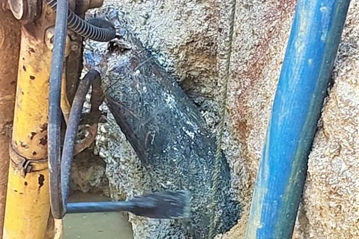 200​-kilo bomb ​discovered at ​water ​pipeline project site in Ha Tinh - 1