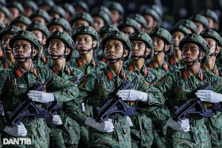 Cambodian and Lao troops join parade rehearsal in HCM City - 5