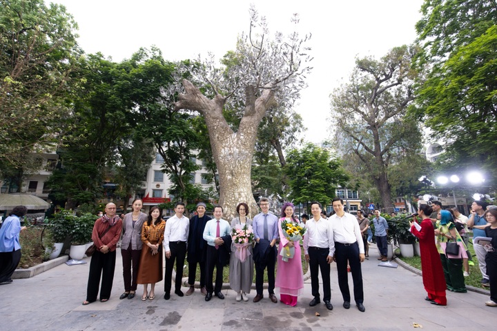 Hanoi unveils monumental art installation honouring fallen tree - 2 Hanoi unveils monumental art installation honouring fallen tree - 2