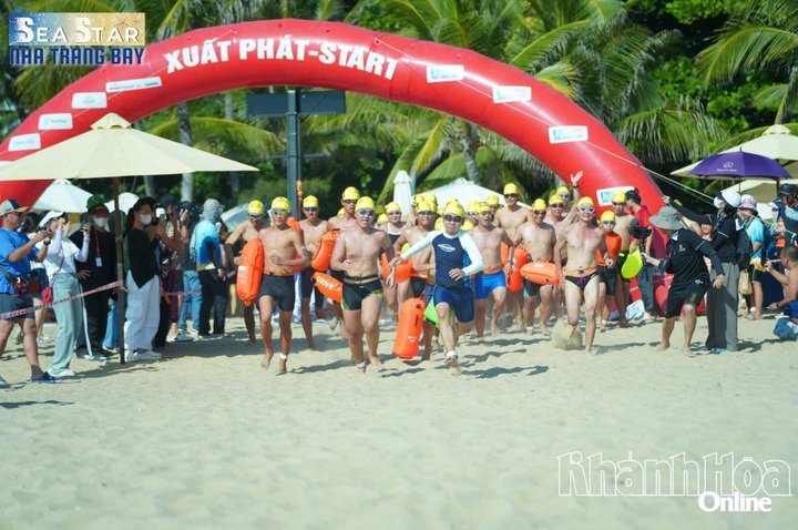Over 800 athletes take part in Nha Trang open water race - 1