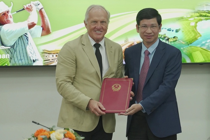 Golf legend Greg Norman reappointed as Vietnam tourism ambassador - 1 Golf legend Greg Norman reappointed as Vietnam tourism ambassador - 1
