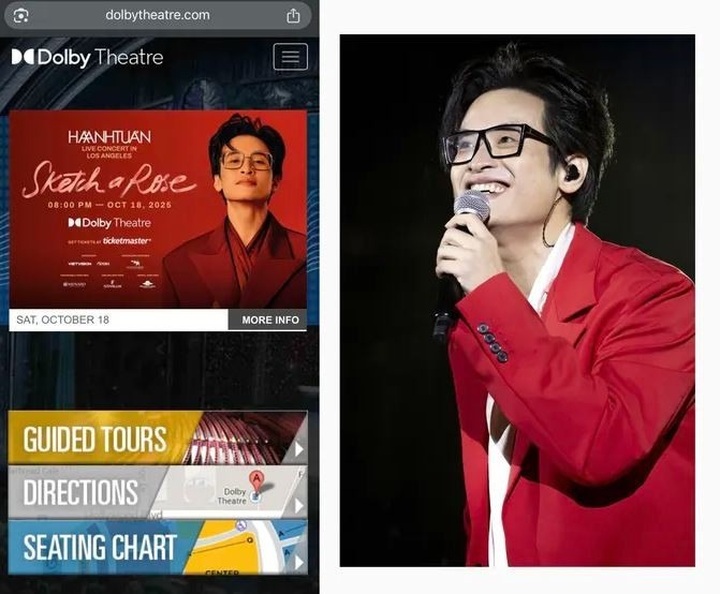 Singer Ha Anh Tuan to perform at iconic Dolby Theatre - 1 Singer Ha Anh Tuan to perform at iconic Dolby Theatre - 1