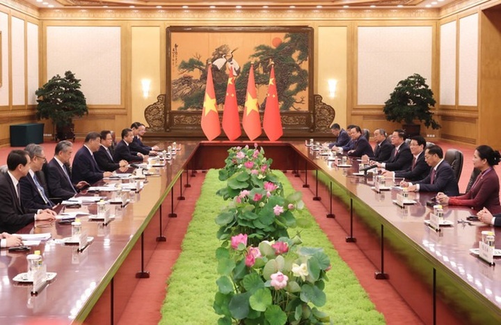 Vietnamese President holds talks with top Chinese leader in Beijing - 2 Vietnamese President holds talks with top Chinese leader in Beijing - 2