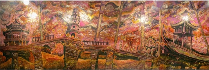 Guinness world record given to Vietnamese lacquer painting - 3