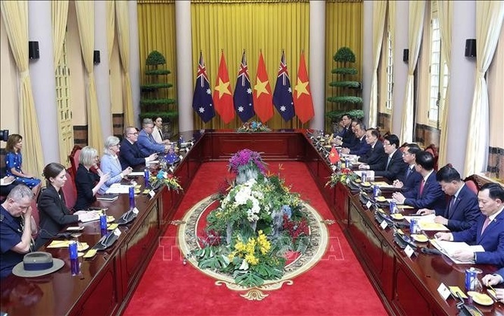 Vietnamese, Australian leaders discuss measures to promote partnership - 1 Vietnamese, Australian leaders discuss measures to promote partnership - 1