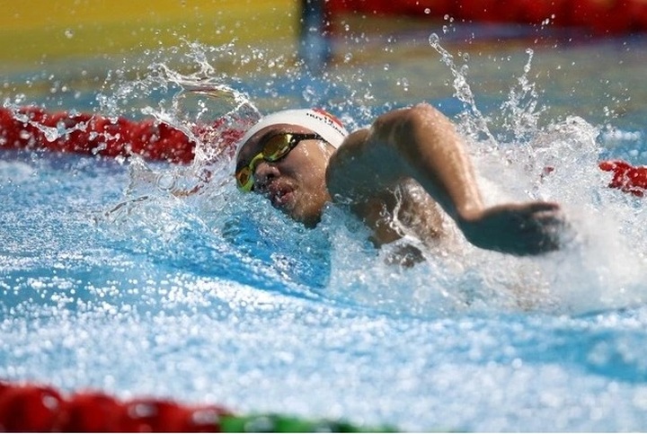 Huy Hoang clinches second gold at Asian Aquatics Championships - 1