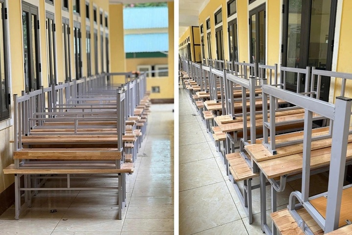 Mountain school in Nghe An receives essential supplies after floods - 2 Mountain school in Nghe An receives essential supplies after floods - 2