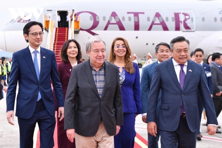 UN Secretary-General Antonio Guterres begins Vietnam visit - 1 UN Secretary-General Antonio Guterres begins Vietnam visit - 1