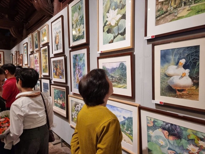 International watercolour painting exhibition opens in Hanoi - 1 International watercolour painting exhibition opens in Hanoi - 1
