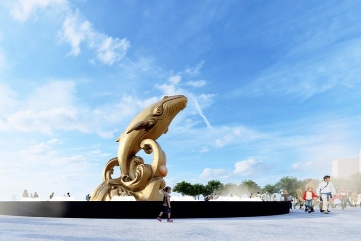 Vung Tau to build 8-metre bronze whale statue - 1 Vung Tau to build 8-metre bronze whale statue - 1