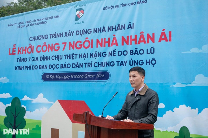 Dantri Newspaper begins building seven homes for poor families in Cao Bang - 3