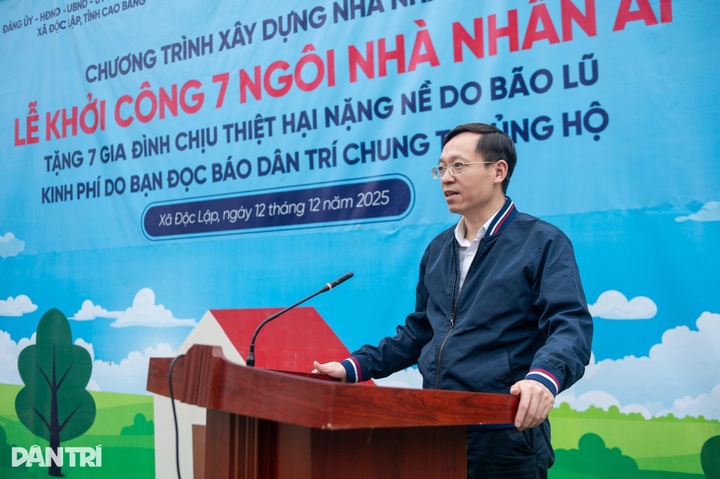Dantri Newspaper begins building seven homes for poor families in Cao Bang - 2