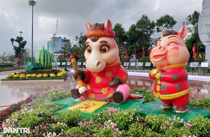 Horse mascots in Quy Nhon draw crowds ahead of Tet 2026 - 9