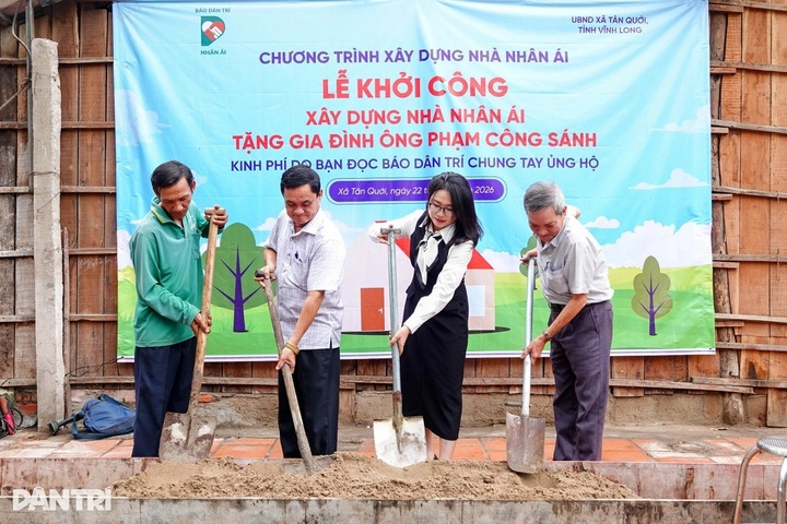Dantri/DTiNews readers help build new house for liver cancer patient - 1
